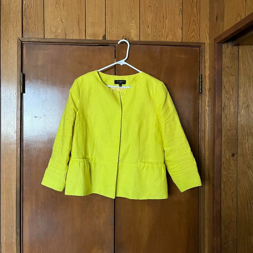 Yellow Linen Coat